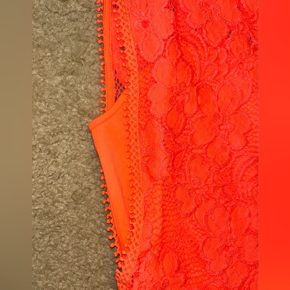 🧡🩷Gianni Bini Neon Mixed Media Romper🩷🧡 - Picture 10 of 10